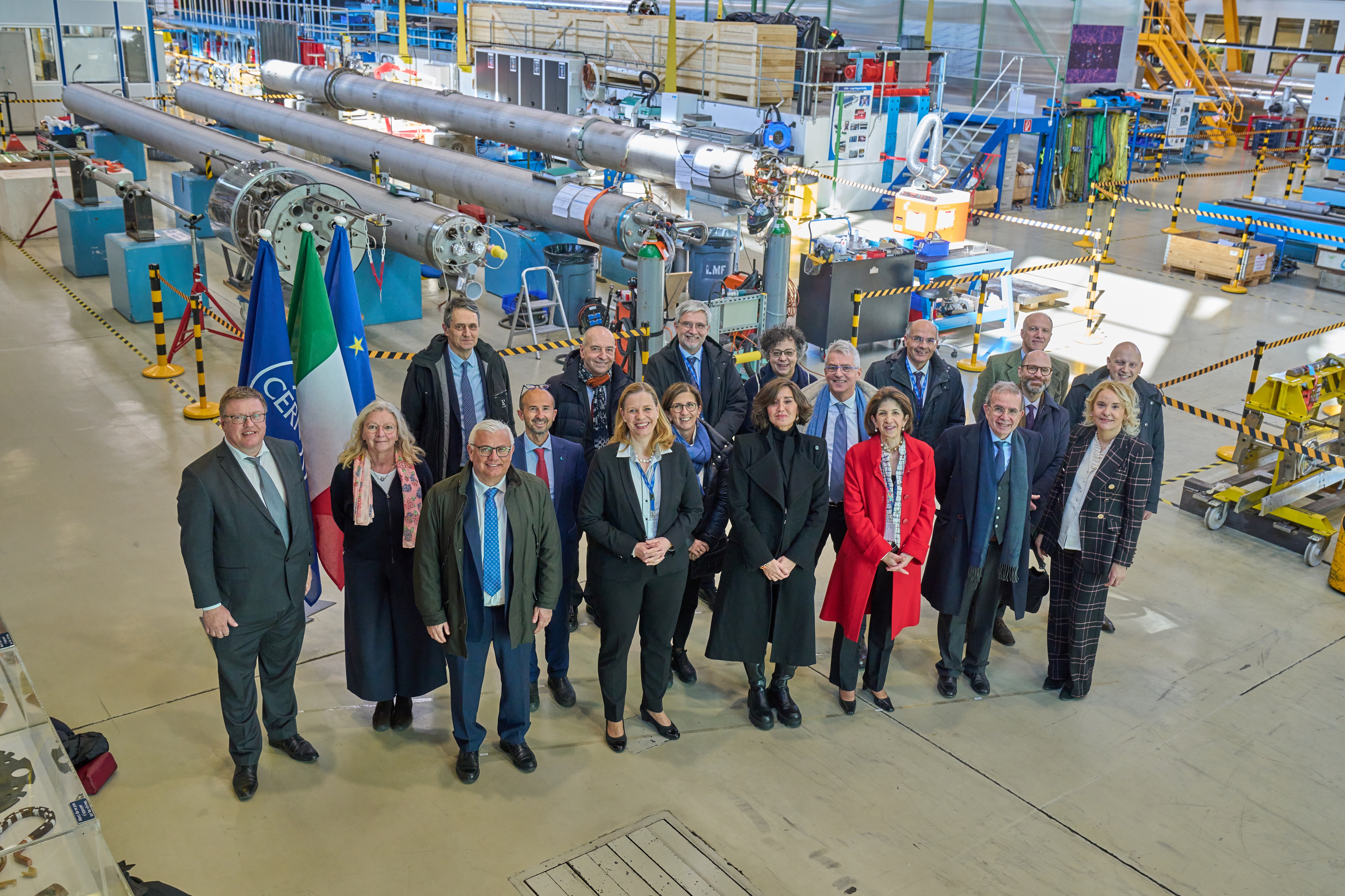 FOTO VISITA MINISTRO BERNINI AL CERN